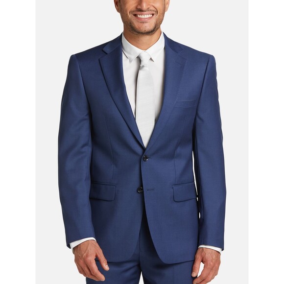 Calvin Klein Slim Fit Infinite Stretch Suit Jacket 44L Blue JACKET ONLY - Picture 4 of 16